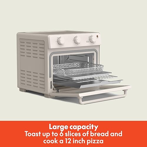 Miniatura 2 de bella Horno tostador Air Fry, 7 opciones de cocción preestablecidas, bandejas revestidas EverGood aptas para lavavajillas, apagado automático de 60