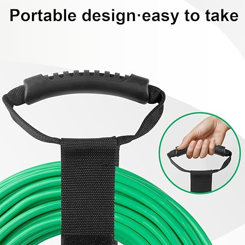 Miniatura 5 de Handles  Heavy Load Straps, Adhesive Wrap Organizer, Portable Cable Holder  Space Saver Mount, Indoor Gear for Wires, Power Tools, Garage Cleanup,