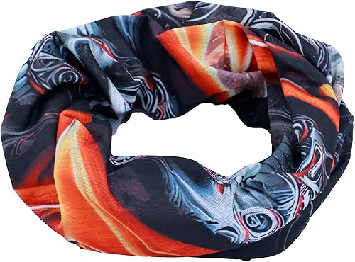 Miniatura 243 de Obacle - Media máscara de calavera, para protección contra el viento, el sol, sin costuras, 3D, para hombres, mujeres, duradera, delgada, Hombres