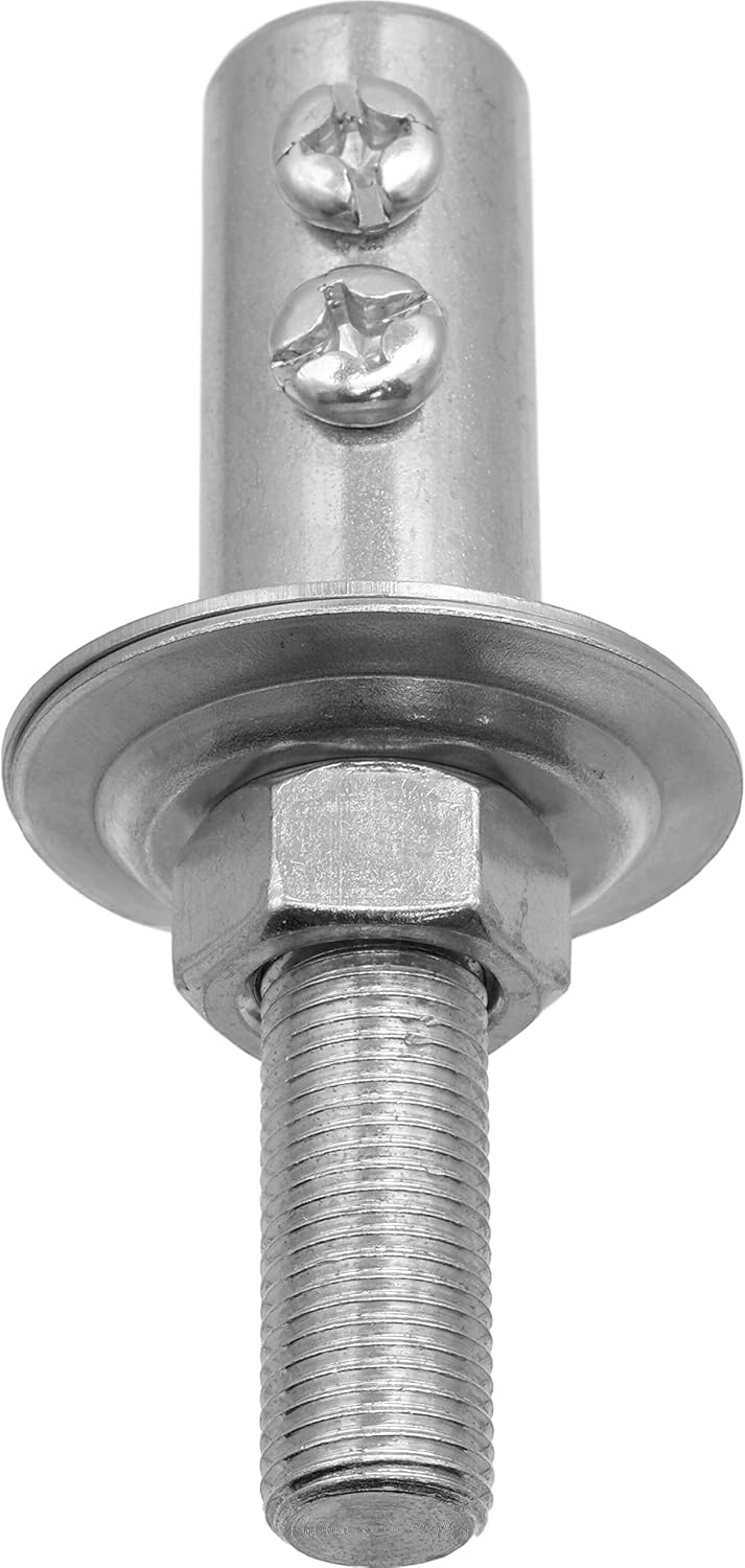 Generic 1/2" Motor Shaft Arbor Extension Grinder Polish Buffer, Aluminum Oxide Grit, Compatible with Angle Grinder, Die Other Grinding Equipment