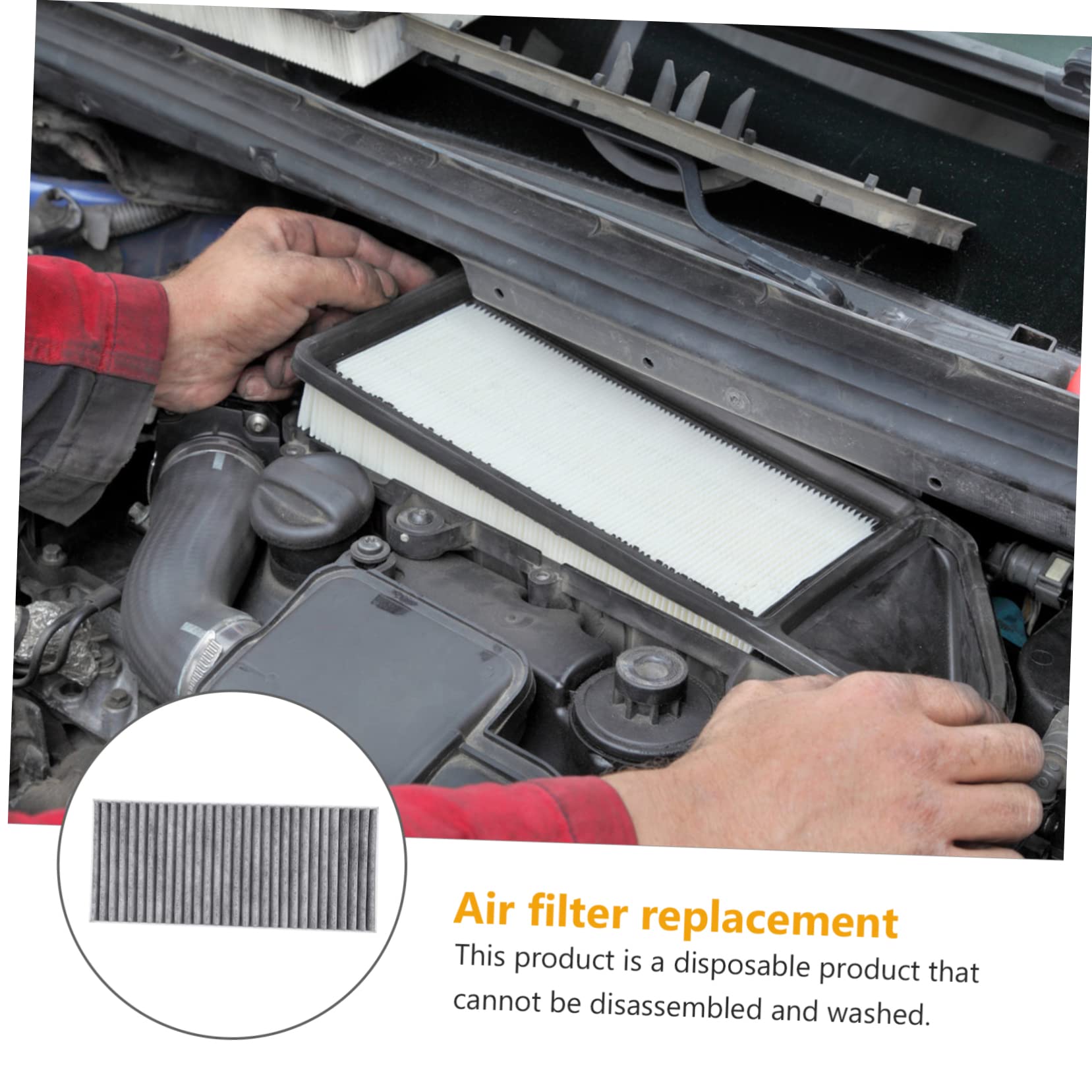 Mikikit 6stücke Auto Luftfilter Für Klimaanlage Hochleistungs-klimaanlagenfilter Für Saubere Luft Im Fahrzeug Kompatibel Mit Verschiedenen Automodellen Effektive Geruchsbeseitigung Und