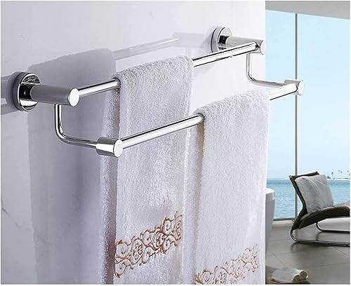 Toallero para colgar en la pared, toallero de acero inoxidable 304 de doble poste para toallas de baño, toallero de baño, accesorios colgantes de