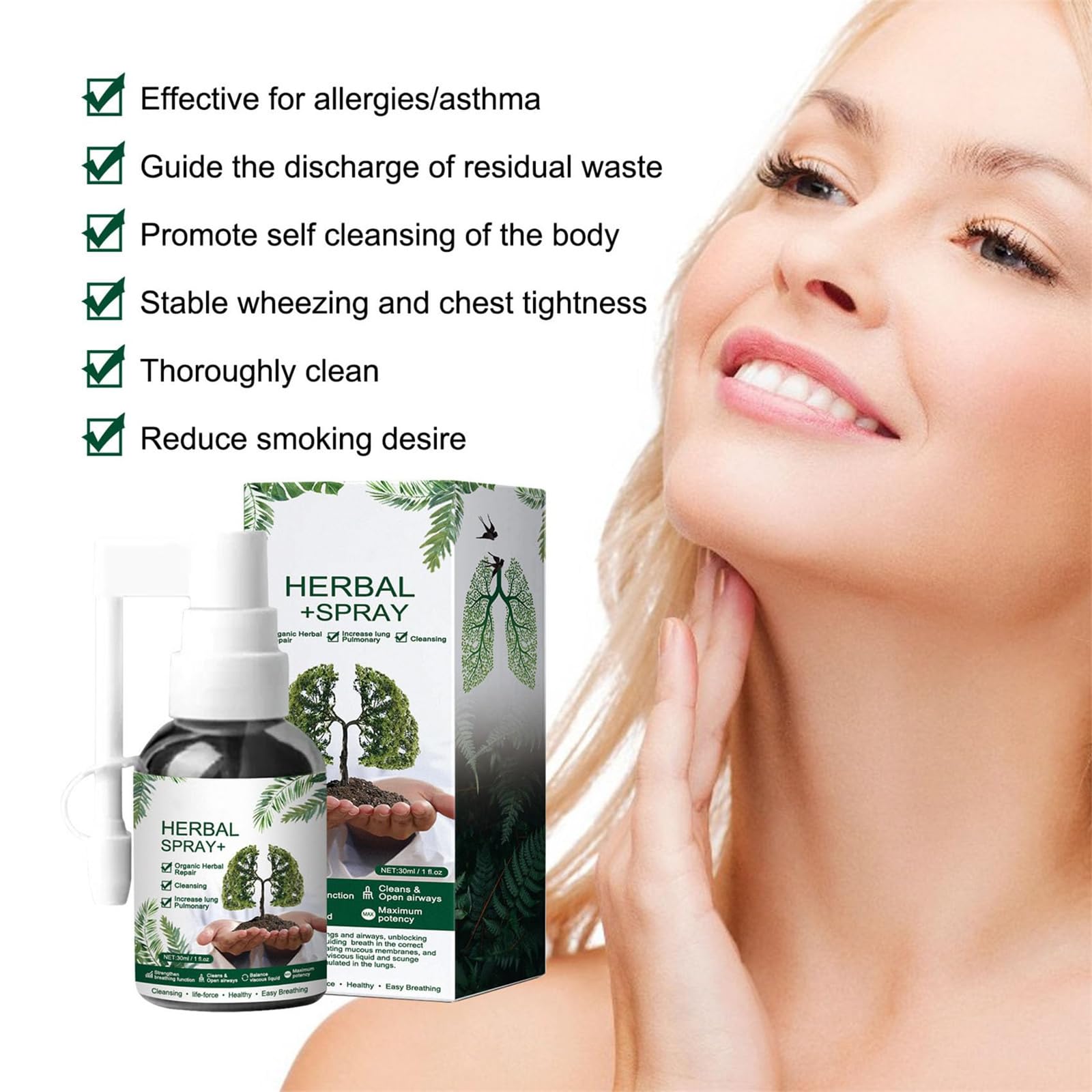 EXQST RespiNature Erbal Pulmão Cleanse Mist – Poderoso Suporte
