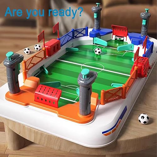 Miniatura 6 de Mini Foosball Games 2024 New Tabletop Football Games Soccer Games Pinball for Indoor Game Room, Table Top Foosball Desktop Sport Board Game for