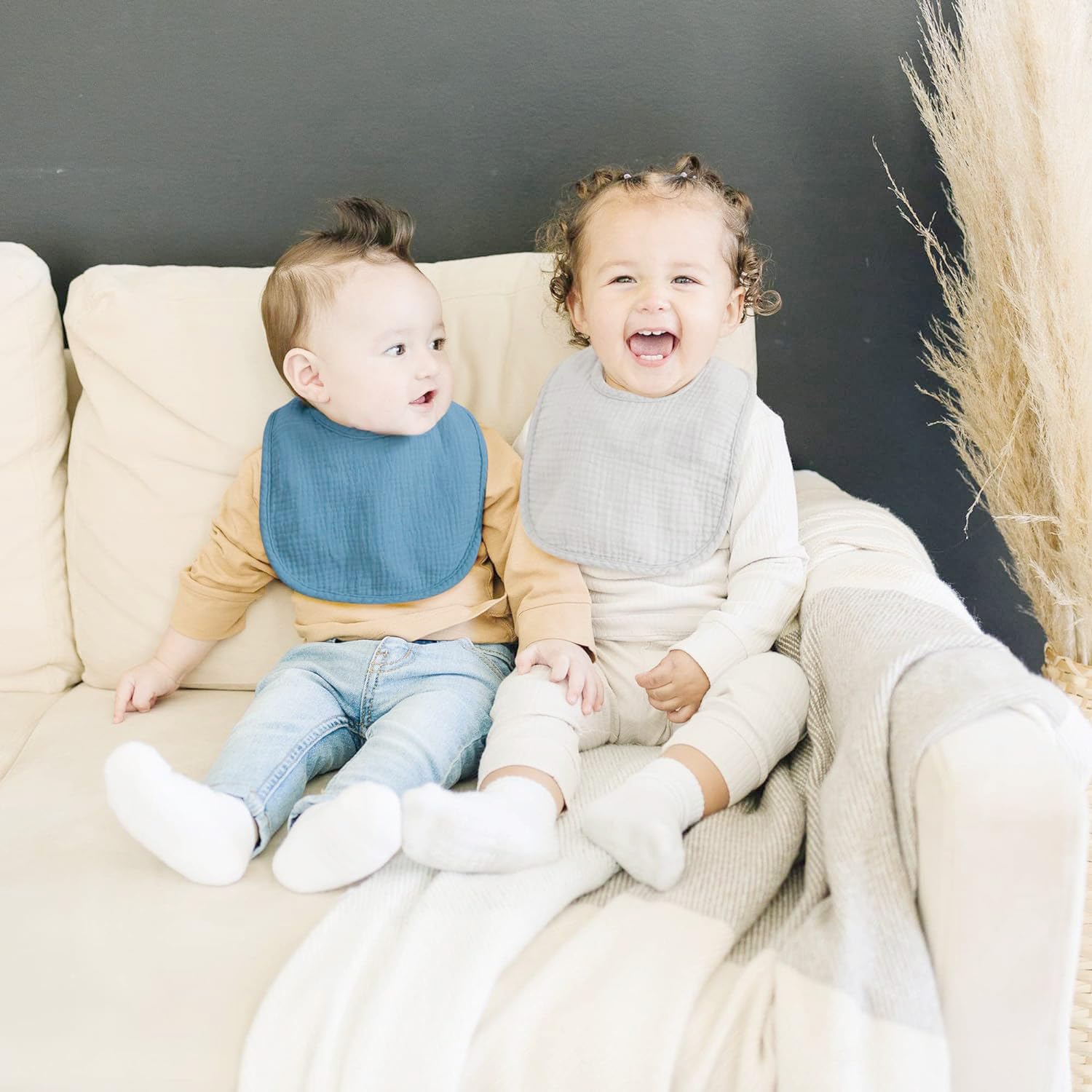 SLOSH Bavaglini Bavaglino Neonato Cotone Baby Pappa Morbidi Panno Per Ruttino Assorbenti Burp Neonati Neonata Lavabile