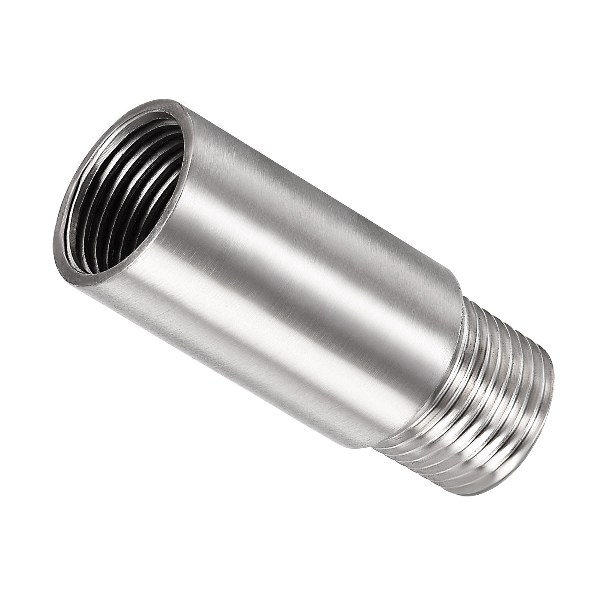 MACHSWON Shower Head Extension Arm,60mm Shower Arm Extension Shower Head Extender 304 Stainless Steel 1/2PT Male to 1/2PT Female Thread 2Pcs