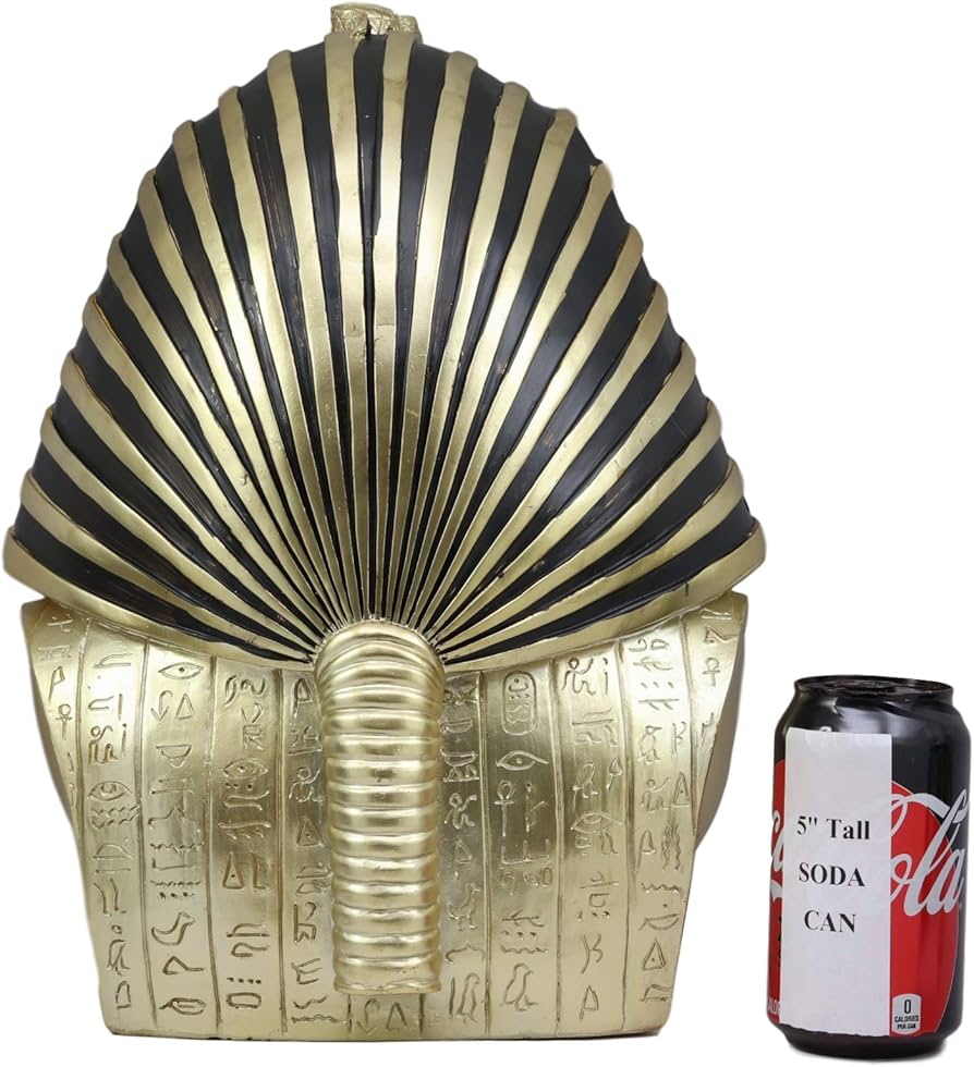 Amazon.co.jp: Ebros 大型ゴールデンコブラ&ハルトルマスク ファラオ王