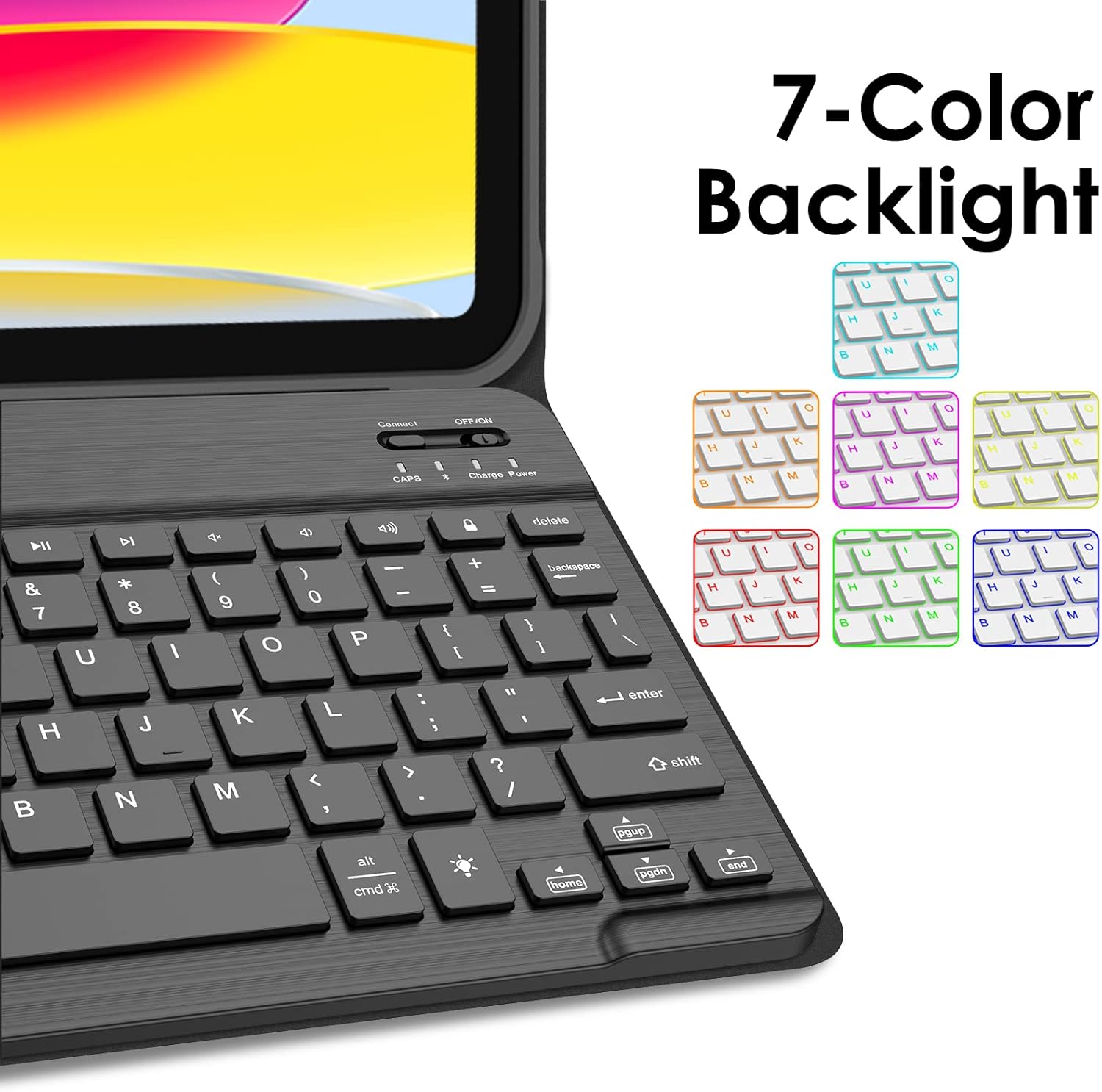 Bluetooth Keyboard iPad 第10世代、iPad A16 Amazon.com: ZXA for iPad 11th 10th Generation Case with