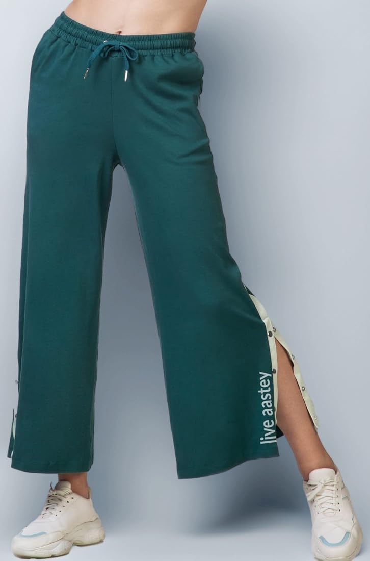 Buy aastey Am-to-Pm Wide Leg Pants for Women | Cotton Flare Pants Buy aastey Am-to-Pm Wide Leg Pants for Women | Cotton Flare Pants