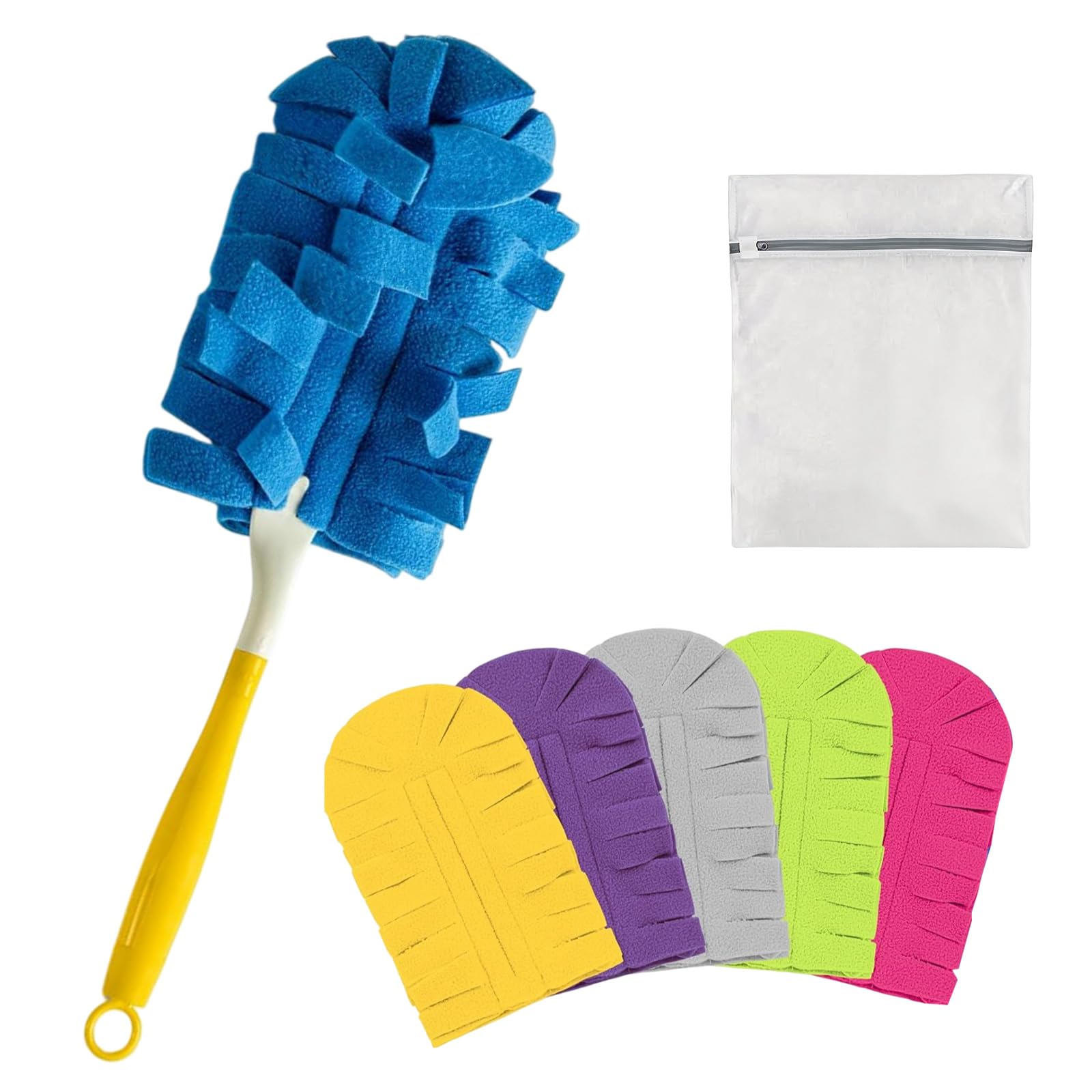 ZEPFJHE Strong Collector Pad Constructed with Fibers for Delicate Surfaces Polisher Replacement Head