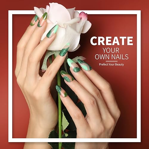 Miniatura 6 de Teenitor Purpurina fina, purpurina para arte de uñas, purpurina extrafina, purpurina festiva, 0.18 oz x 12