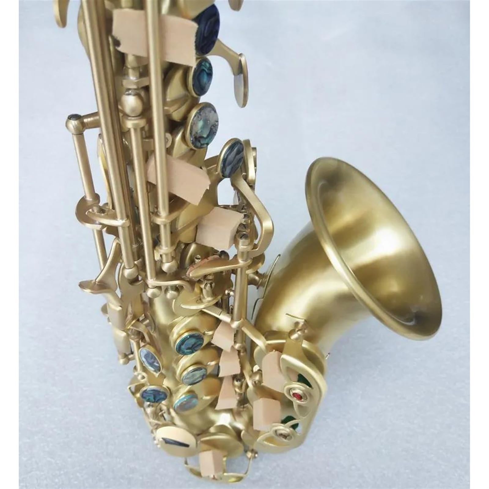Saksofon Zabytkowy Instrument Saksofon Sopranowy Mosiężny Profesjonalny Ustnik