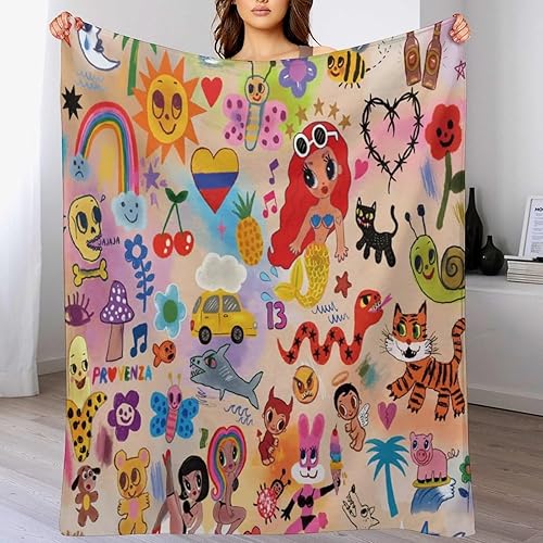 Manana Sera Bonito - Manta ligera de franela cálida para sofá, cama, sofá para todas las estaciones (40 x 50 pulgadas)