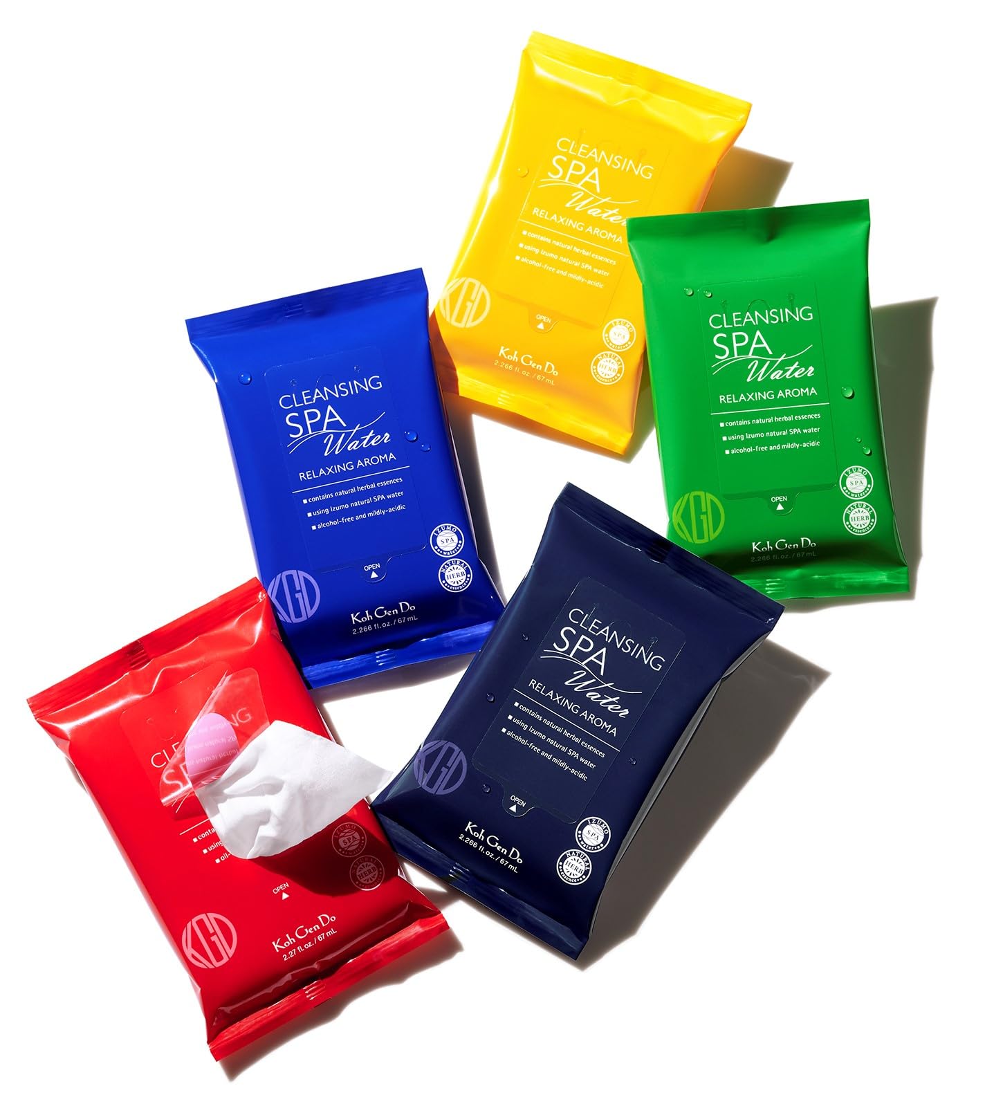 Koh Gen DoSpa Cleansing Water Cloth - Relaxing Aromas, 5 oz.