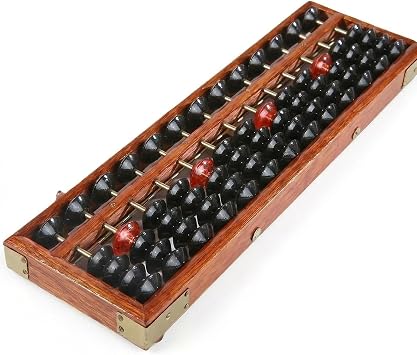 Chinese Lucky Calculator Portable Chinese Wooden Abacus Math Calculator Tool