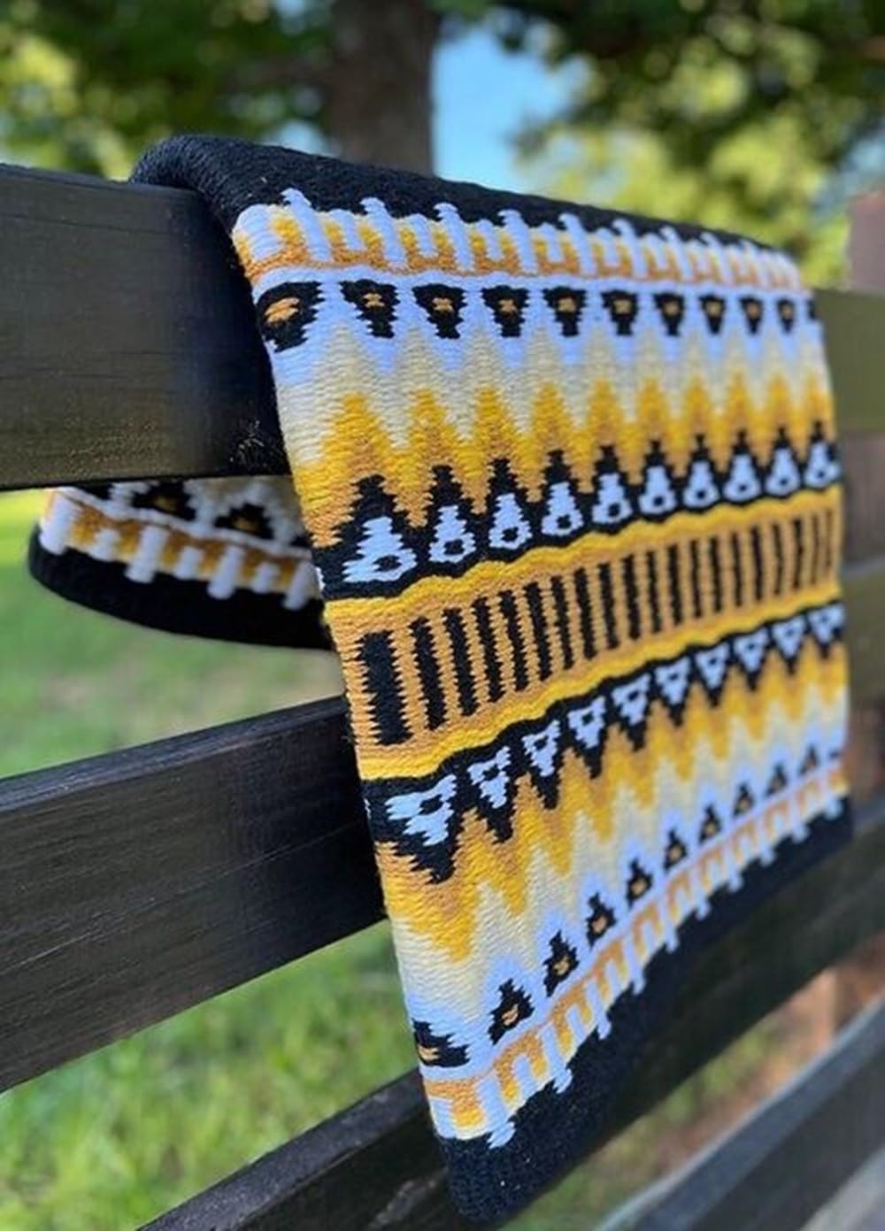 EQUIEMPRESS Western Show Saddle pad/New Zealand Wool Horse Western Saddle Blanket Top Wool Pad Sensor Flex (Customization Available) AZ-317 (36