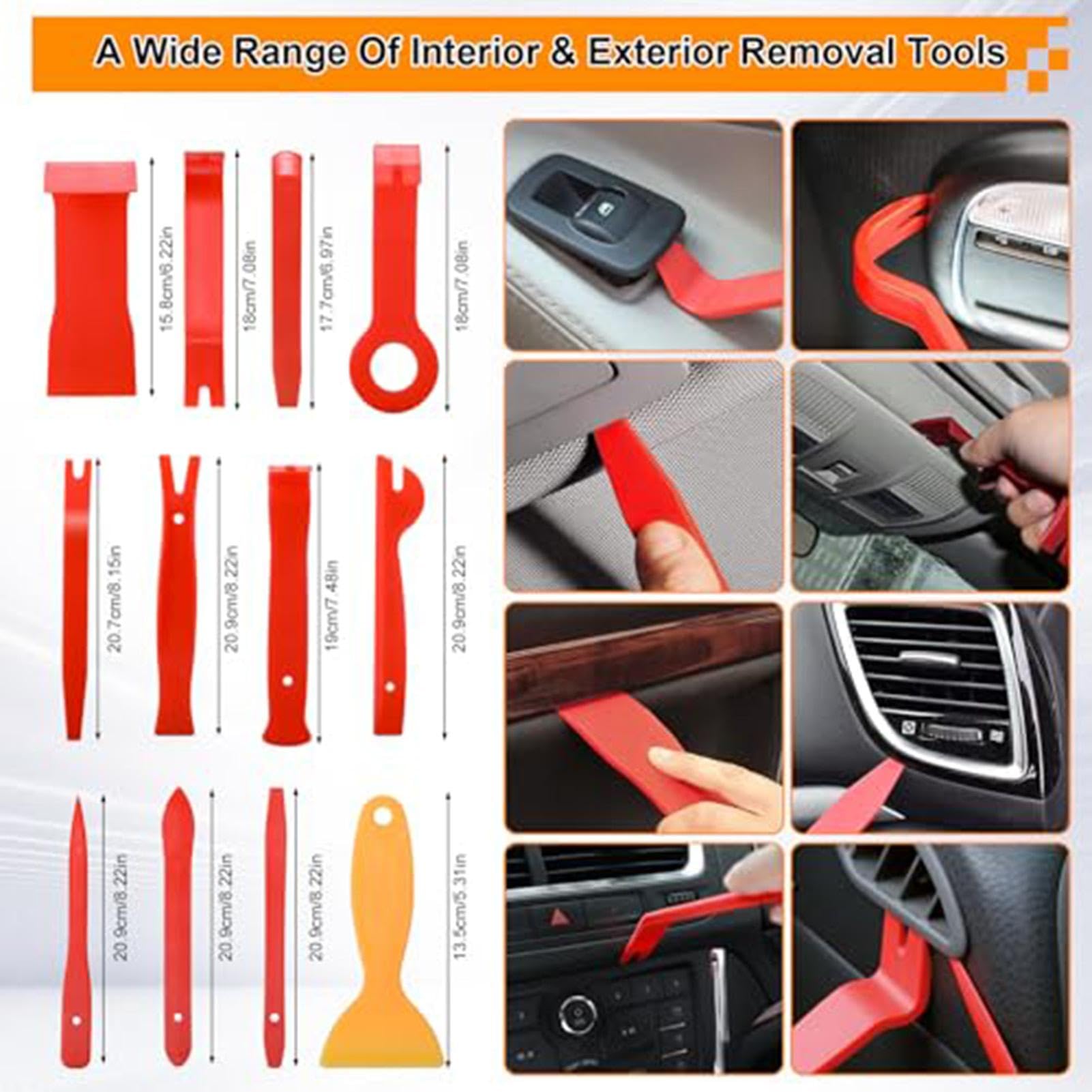 Kit de herramientas de extracción automotriz de herramientas PRY 200 piezas