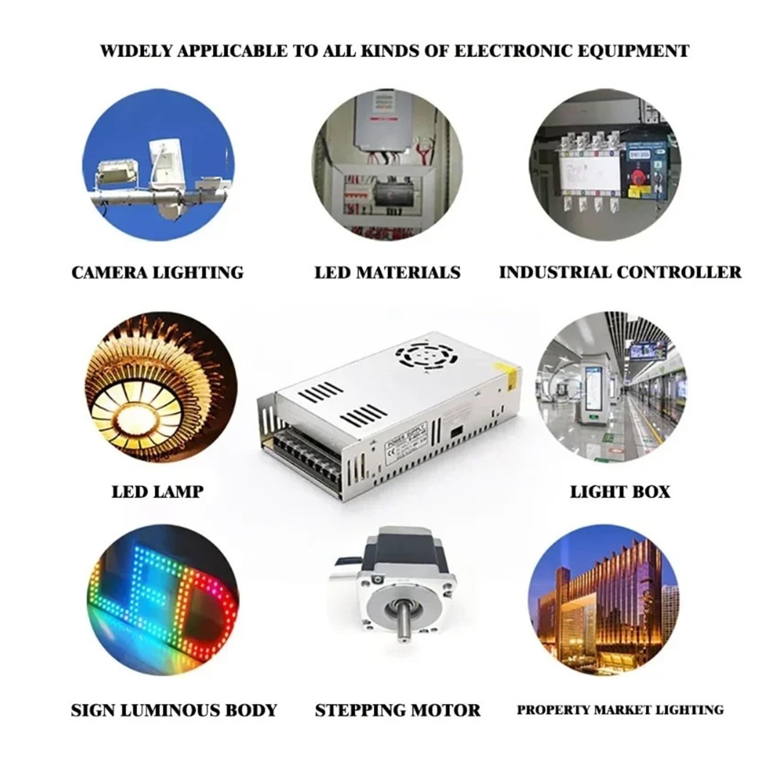 Zasilacz Impulsowy O Mocy 1000 W. Regulowany Konwerter AC-DC