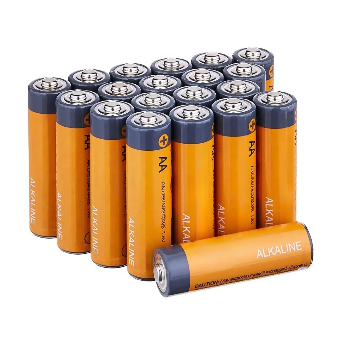 AA 1.5V 単3形, 1セット20個 乾電池保存期限10年 ロット 2023.4 液漏れ防止 アルカリ 大容量 長持ち 高性能 液漏れ防止 リモコン・時計・おもちゃ用 (単3形, 1セット20個)