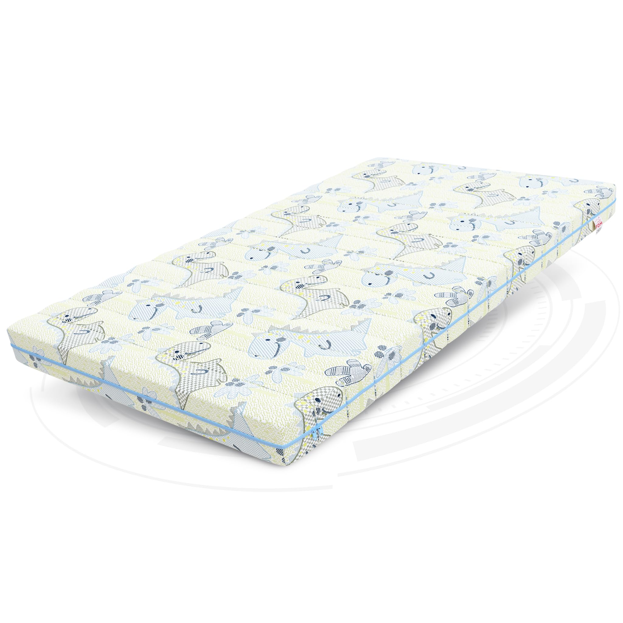 Matelas 90x180 cm Mousse à Mémoire de Forme Épaisseur 9 cm Fermeté H2 H3 Oeko-TEX Hypoallergénique Housse Lavable Dino
