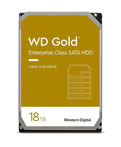 Western Digital HDD Gold 18 TB SATA 512 MB 3.5 Inch