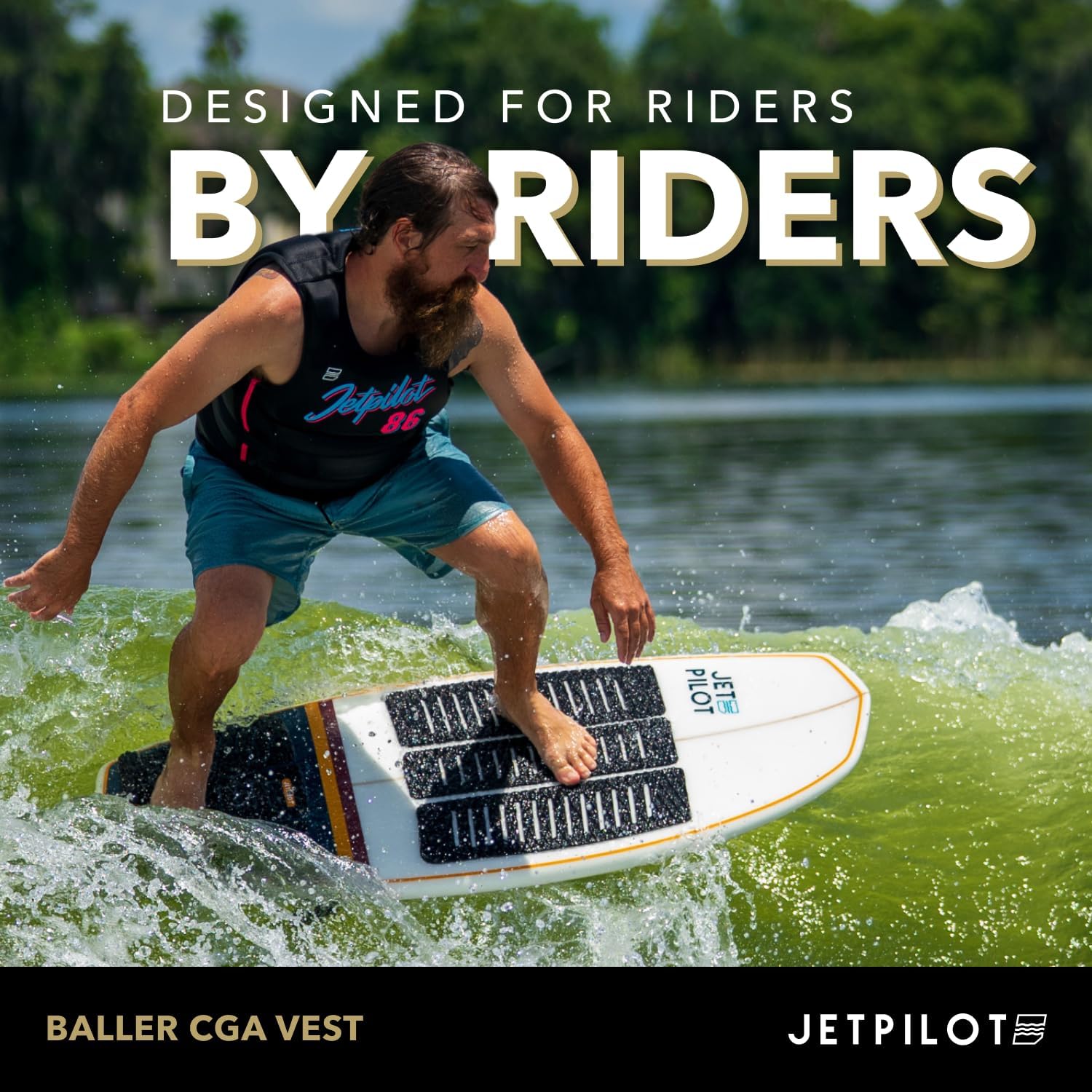 Jetpilot S.Bonifay Baller Neoprene Coast Guard Approved Life Jacket PFD image 4