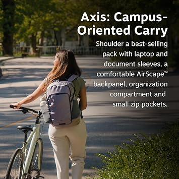 Osprey Axis Campus Laptop Backpack x Hydro Flask 5L Lunch Bag, Black OS