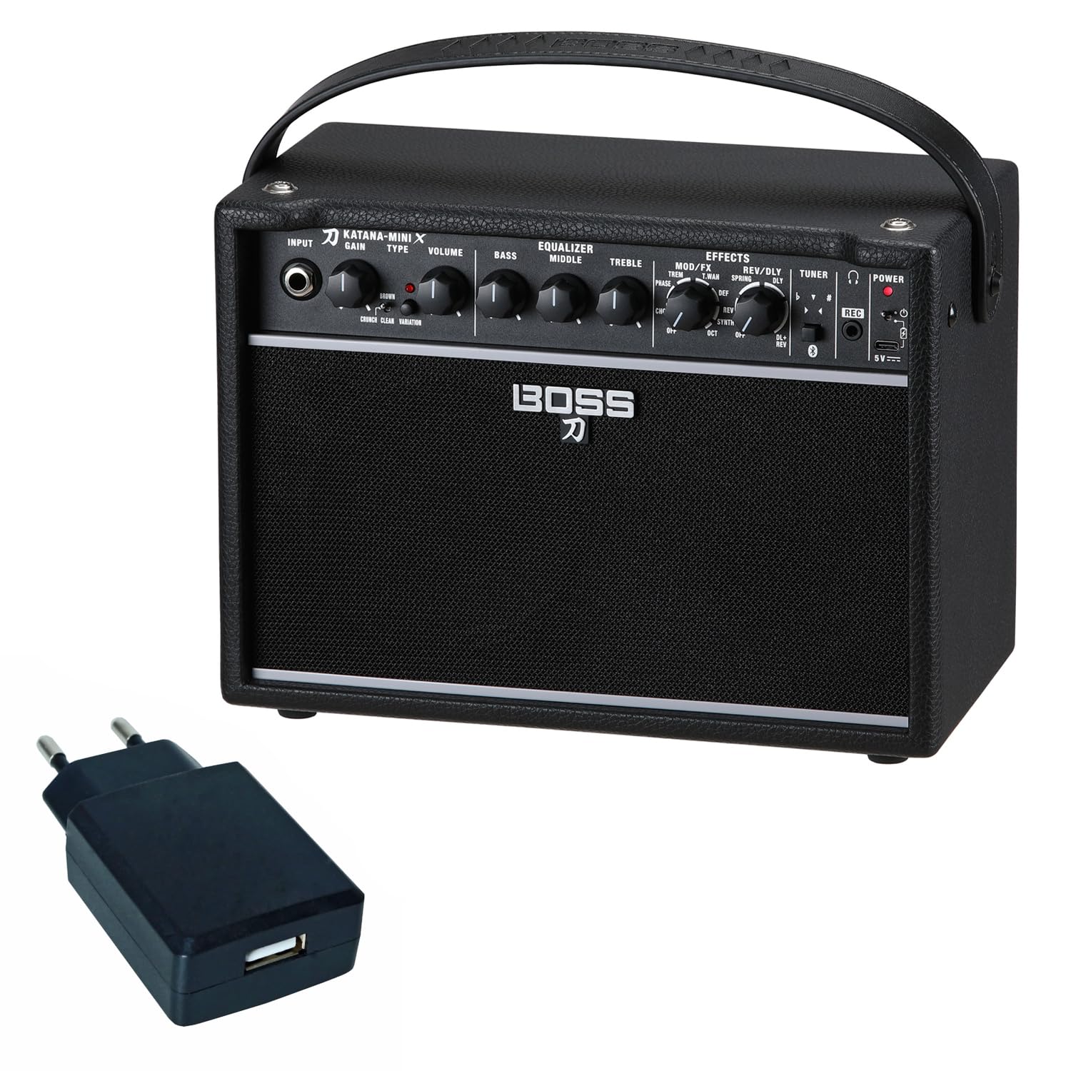 Boss Katana Mini X wzmacniacz gitarowy z keepdrum ładowarka USB
