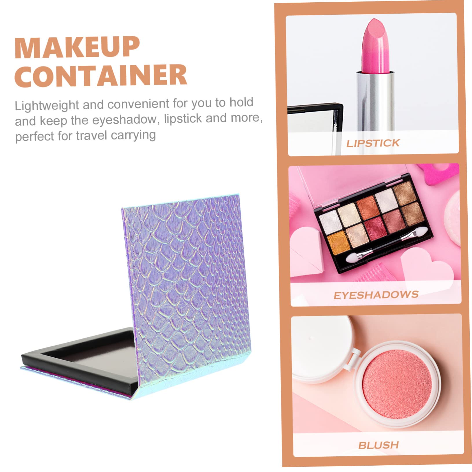 MAGICLULU 5 Pz Pentola magnetica per ombretto vuota Ombretto magnetico Palette ombretti vuota contenitori da viaggio magnetici tavolozza di trucco magnetica vuota tavolozze di ombretti vuote
