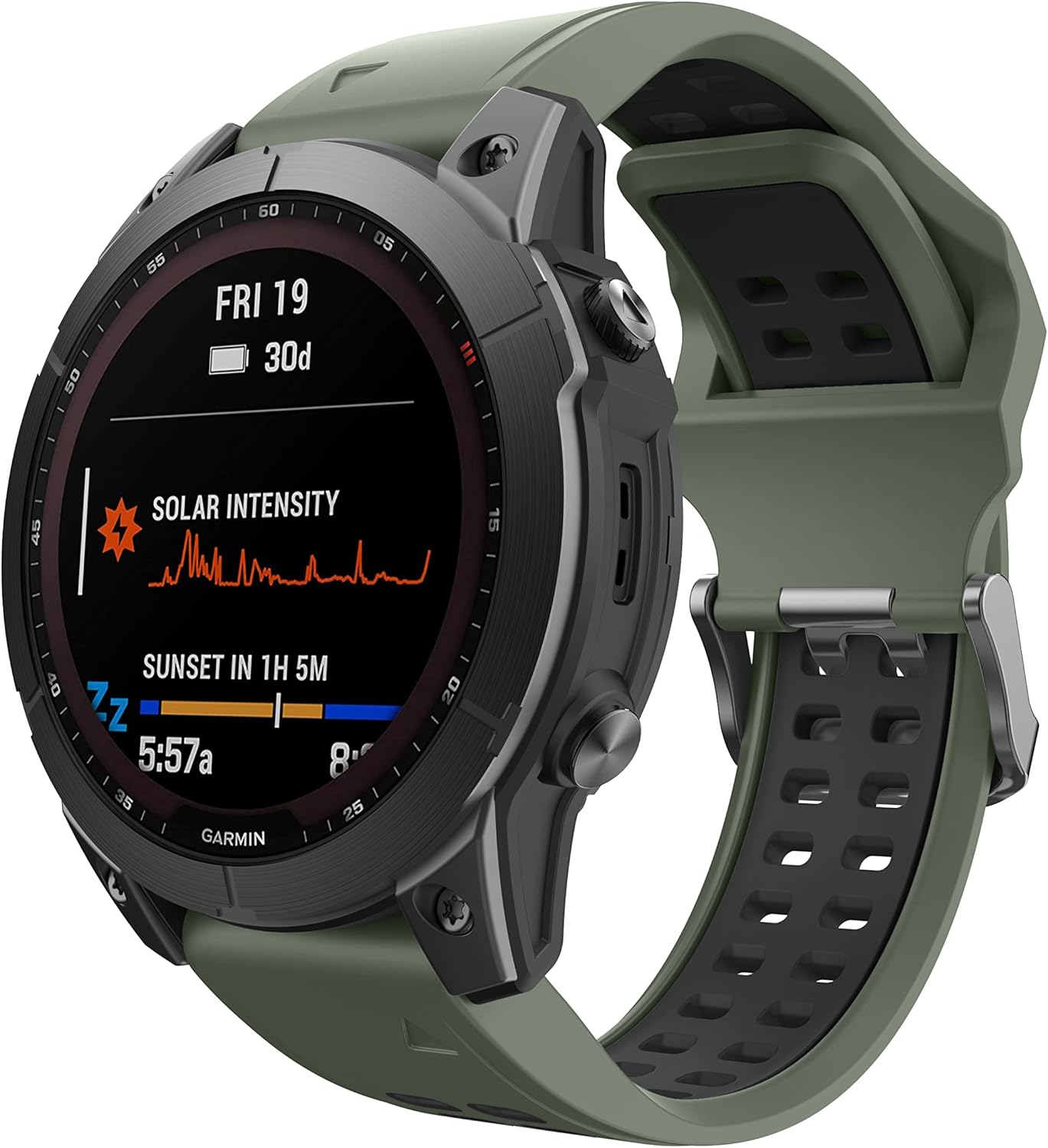 MoKo Watch Band Compatible with Garmin Fenix 7X/6X/6X Pro/5X Plus