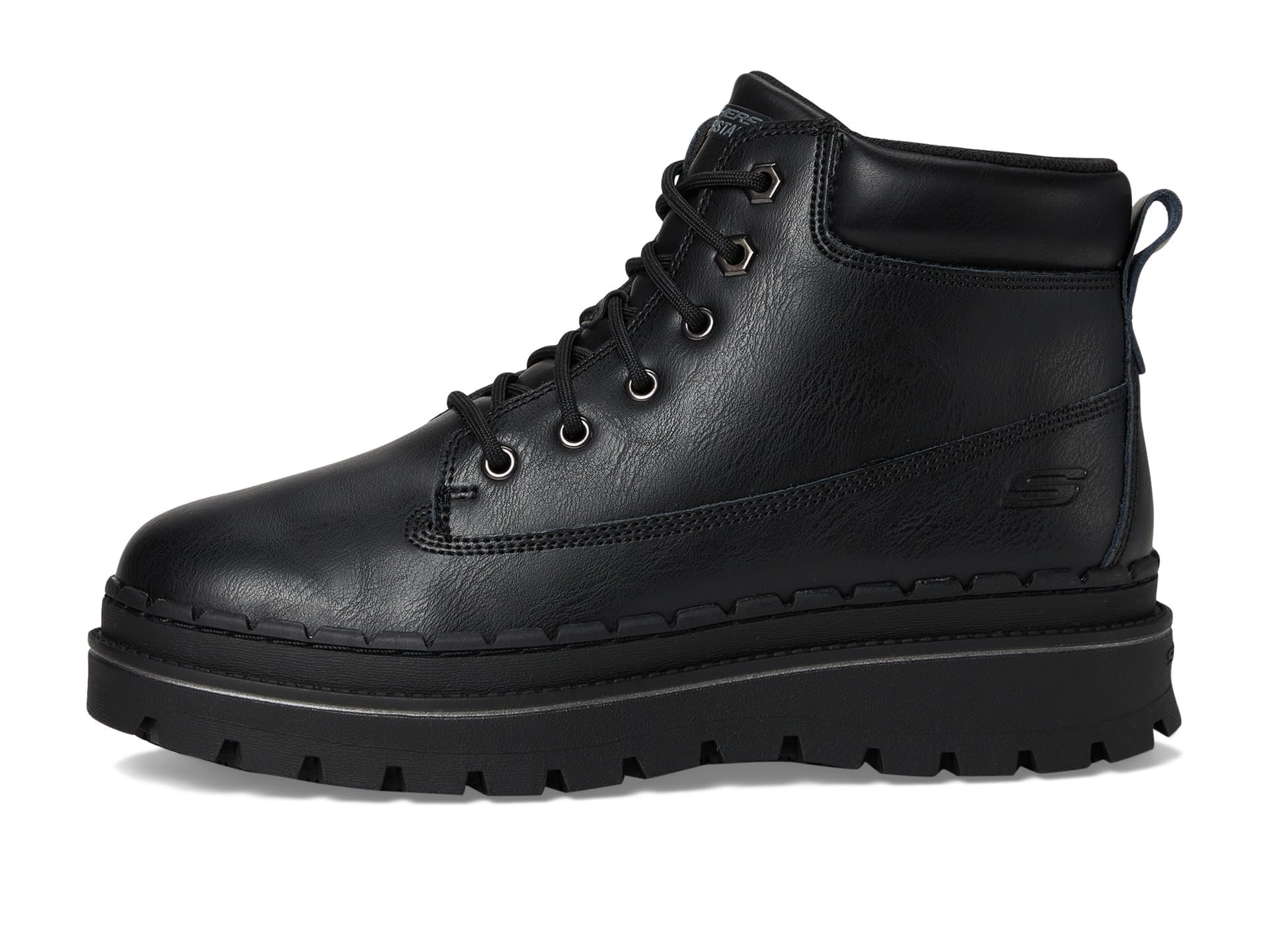 Skechers Damen Jammers Platform Sr Boot Industrieschuh, Schwarz, 39 EU