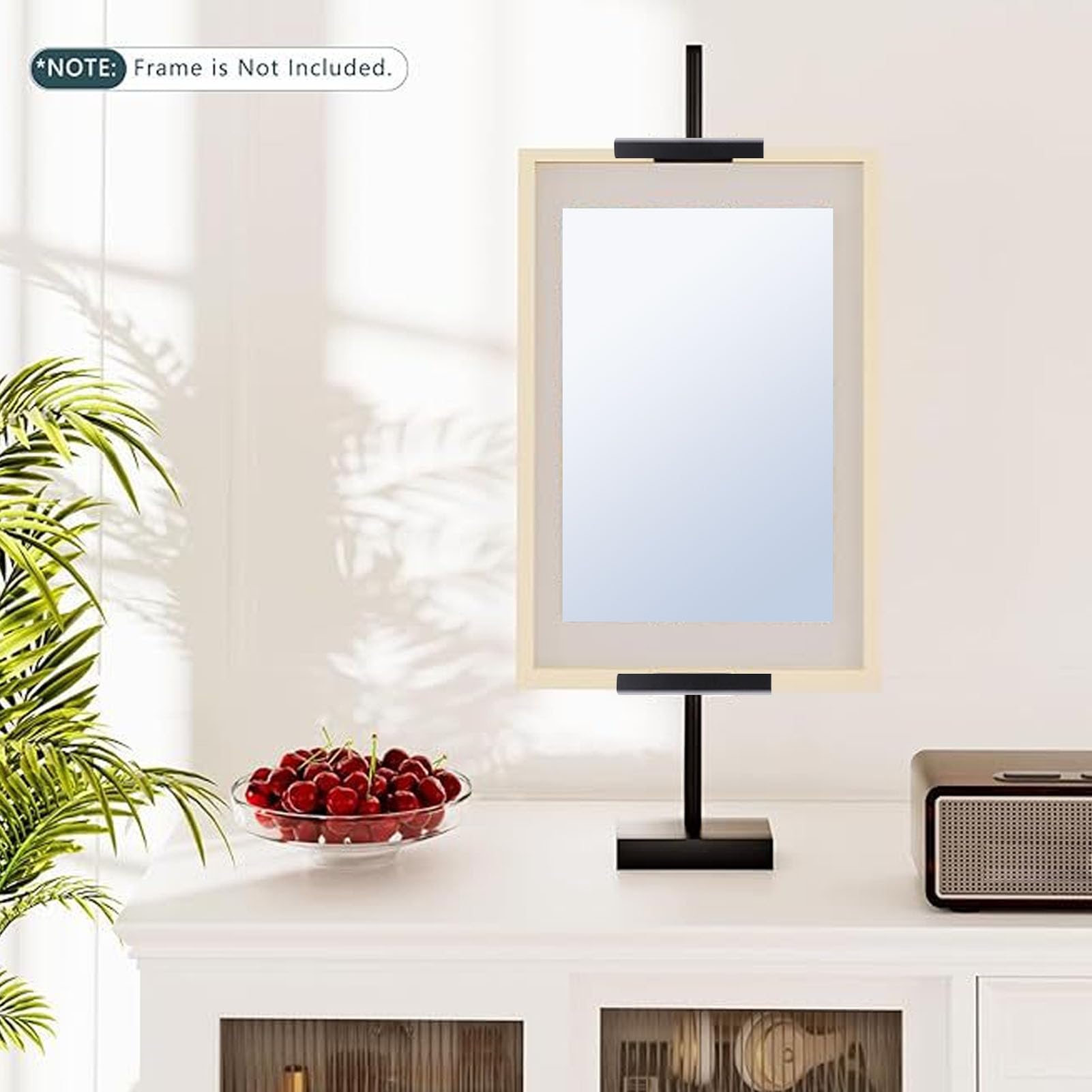 Soporte de Cuadro de Imagen de Mesa ajustable: Soporte de Caballete de Metal para Obras de Arte y Pantallas de Lienzo de hasta 29.7 Pulgadas de Alto