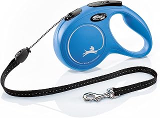 Flexi New Classic M Beden Mavi 5MT İpli Tasma
