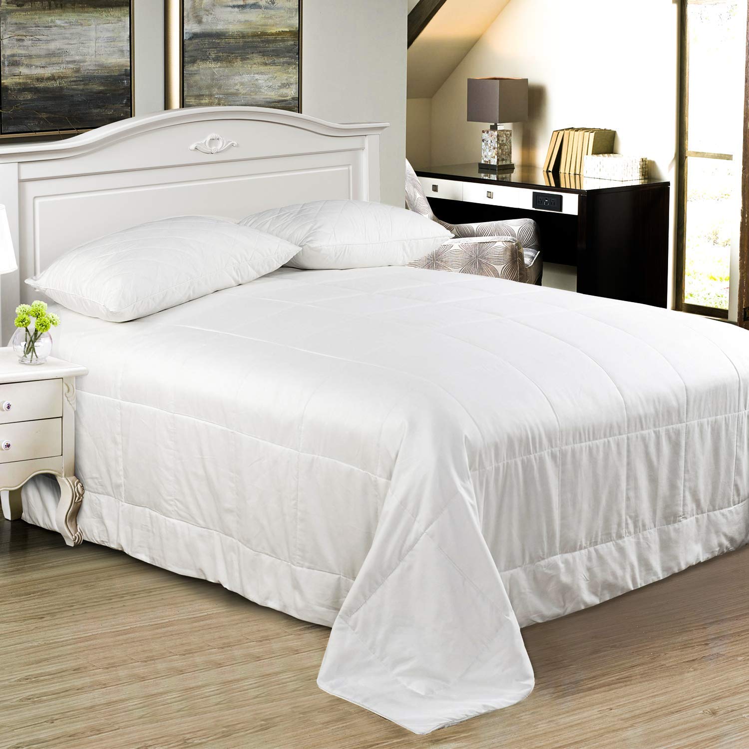 Silk Comfort Zomerdekbed Zijde - Wit