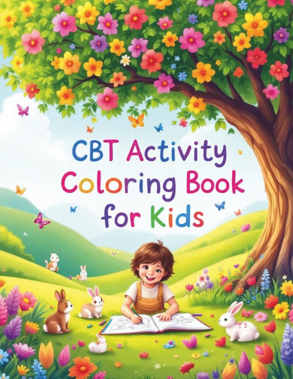 CBT Activity Coloring Book For Kids: Empowering Kids’ Minds Through Creative CBT and Journaling. Meditative coloring pages (Cozy moments coloring books)