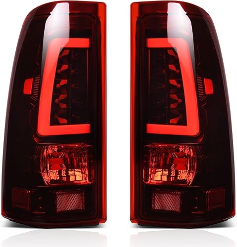 AUTOSAVER88 Conjunto de luz trasera LED compatible con Chevy Silverado 15001500HD25002500HD, Silverado 3500 2004-2006, Silverado 3500 2004-2006, disponible en Yaxa Peru