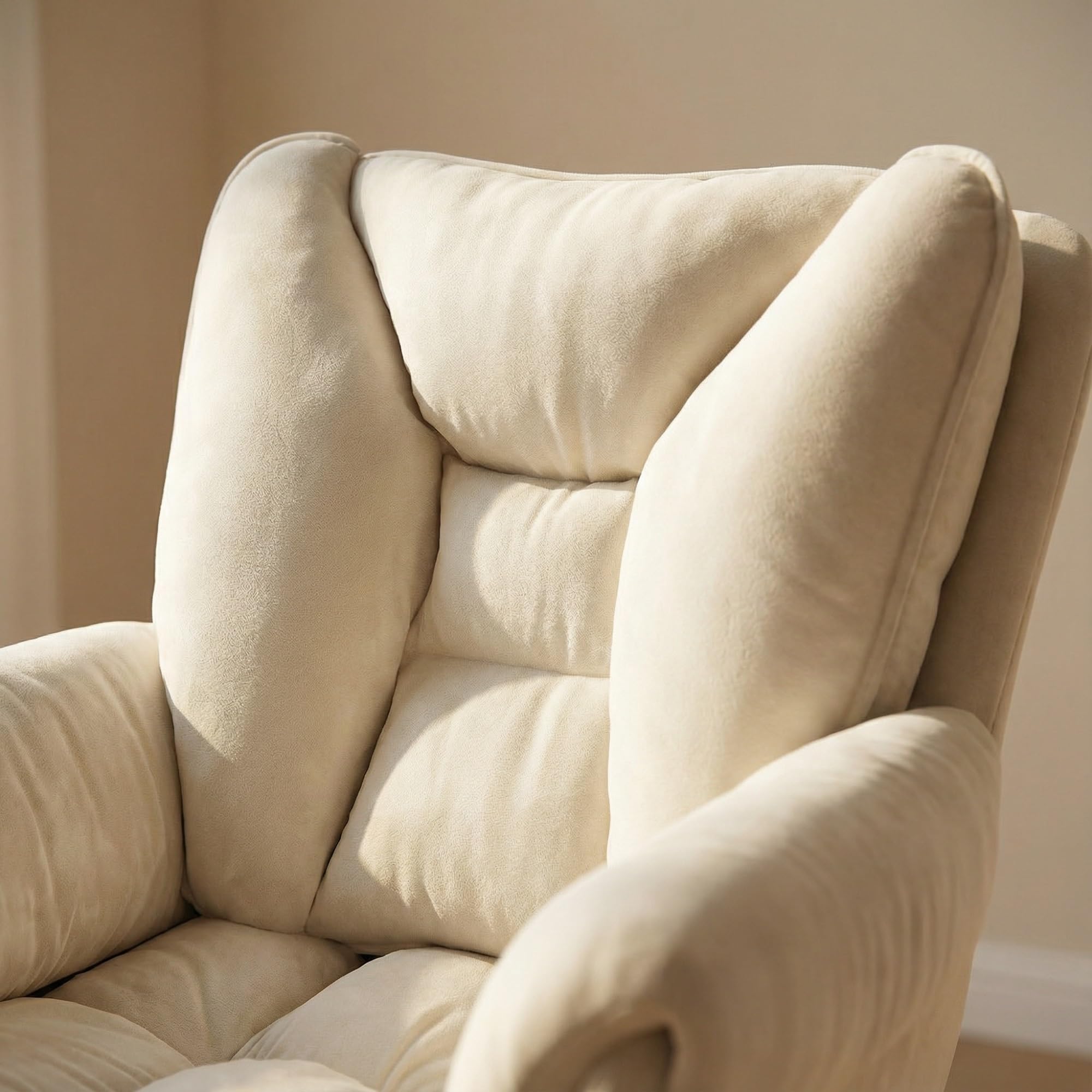 Chaise De Bureau, Coiffeuse À roulettes, Réglable en Hauteur, Capacité Charge Jusqu'à 120 Kg, for Domicile, Chambre Coucher, Cadeau(Blanche)