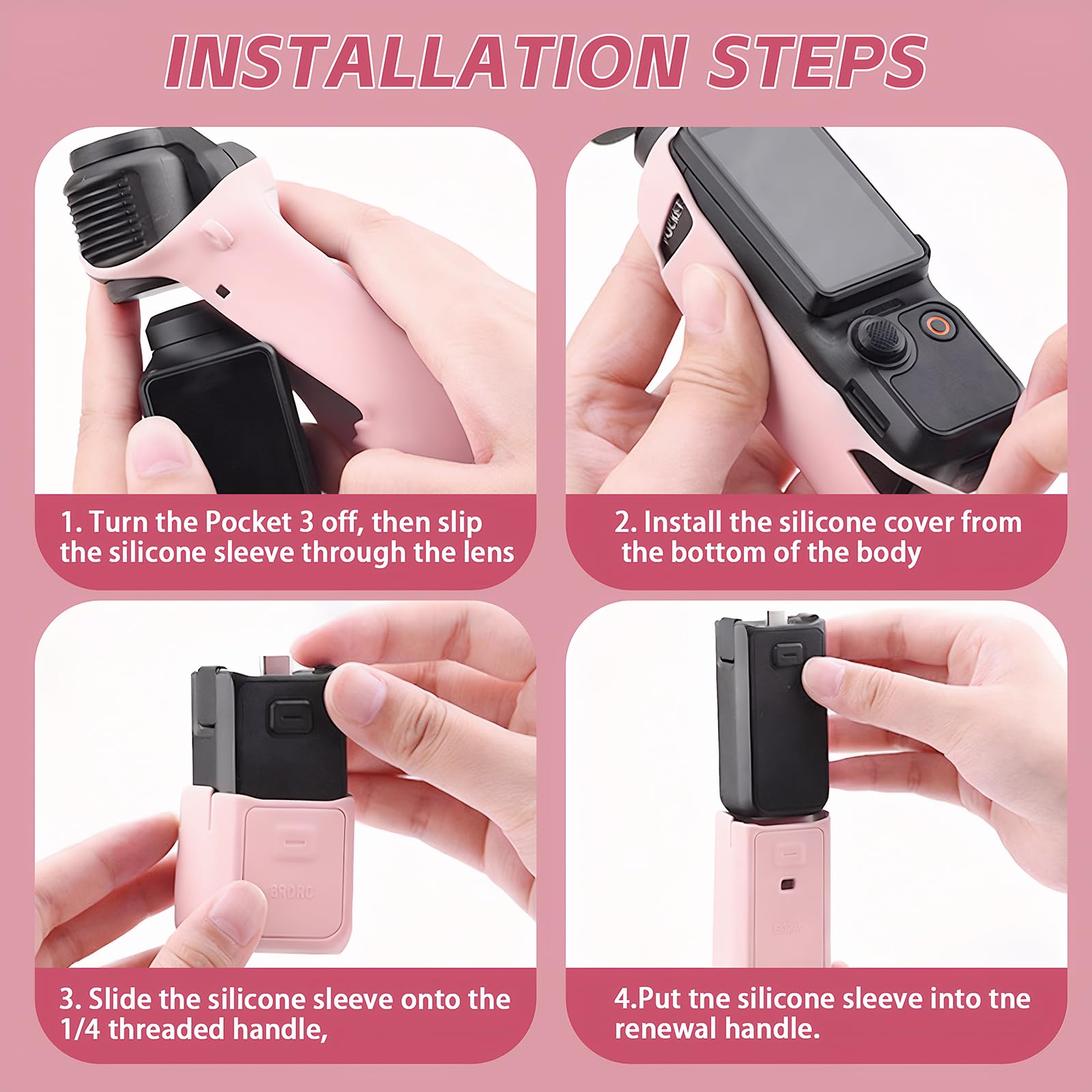 Per DJI Osmo Pocket 3 STARTRC Storage Box Custodia protettiva con