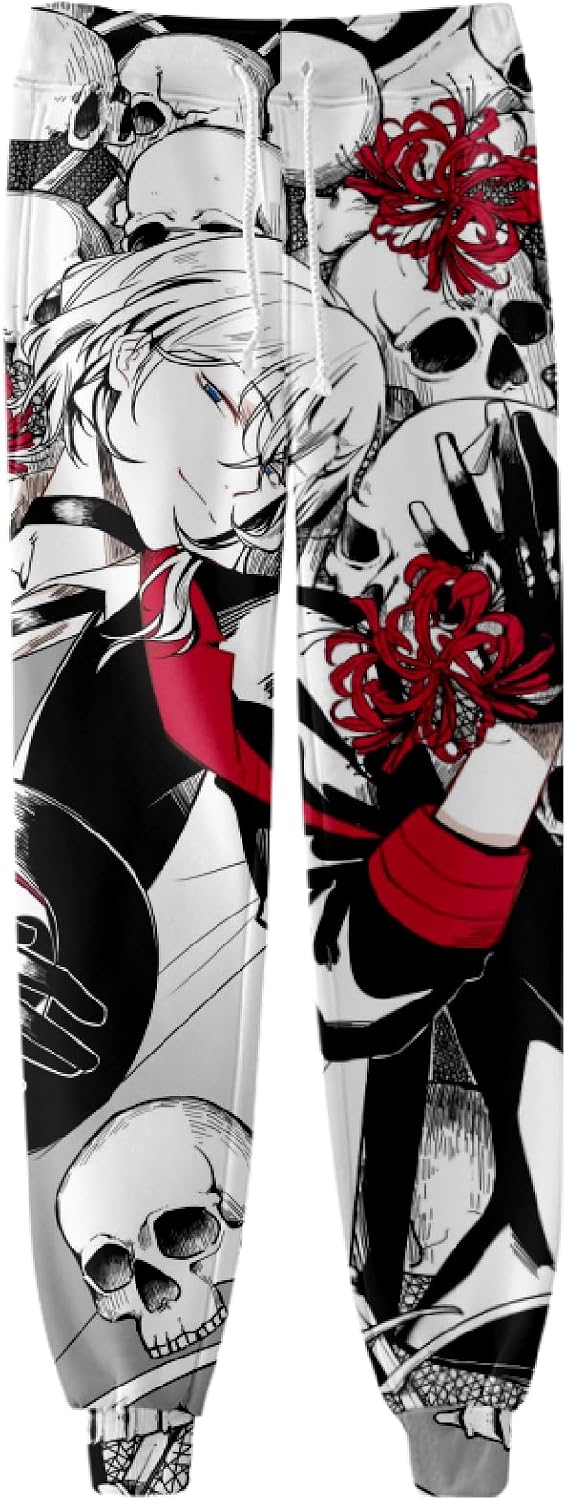ISaikoy Anime Bungo Stray Dogs Pants Atsushi Nakajima Trousers Gym Joggers Drawstring Sweatpants