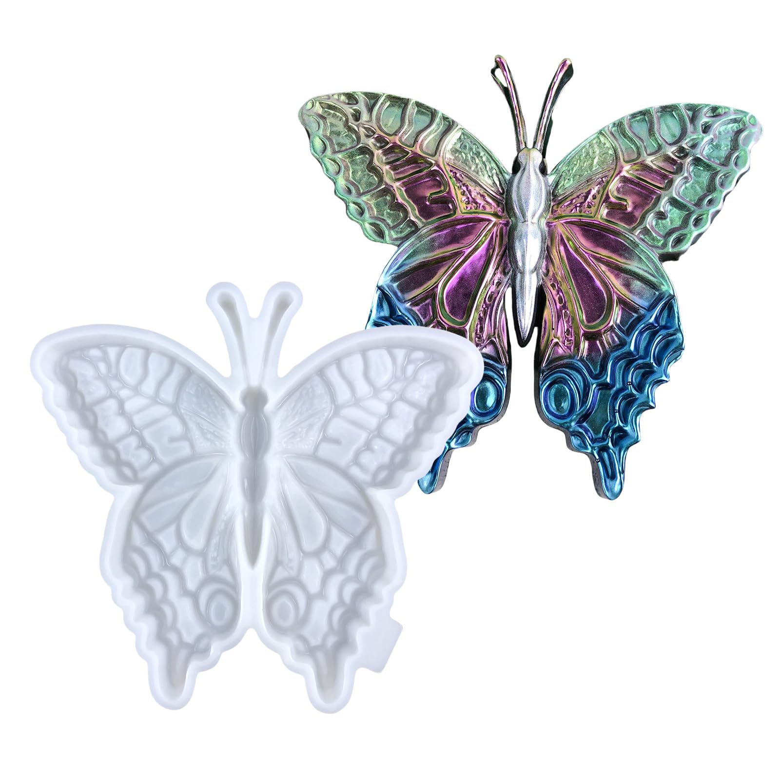 Creative Butterfly Sturdy Silicone Moulds Fashion Accessory for Resin Art Enhances Home Wall Hanging Decoration