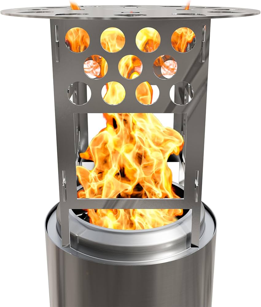 Amazon.com : YEFU Fire Pit Heat Deflector for Solo Stove Mesa XL