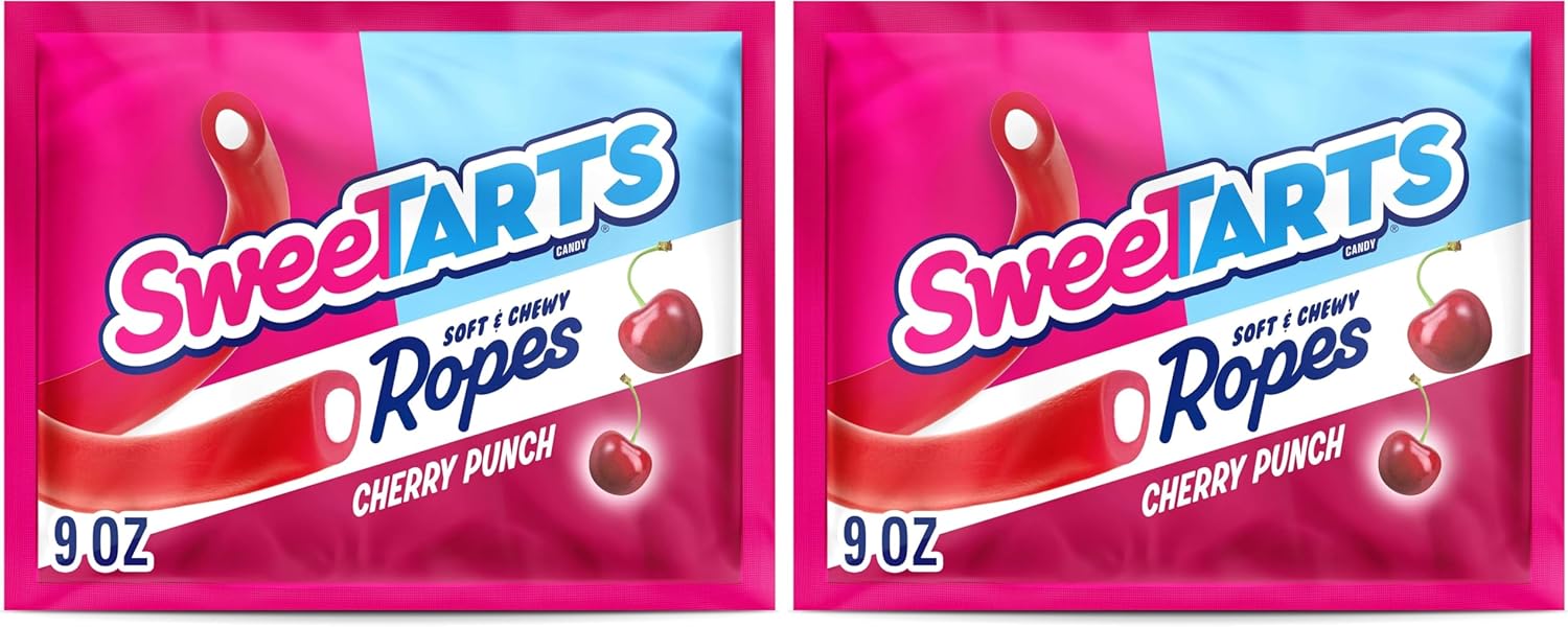 Ropes, Candy, Cherry Punch, Soft and Chewy