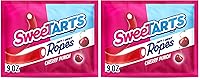 Vista 12 de SweeTARTS Ropes, caramelo, ponche arcoíris trenzado, suave y masticable, 9 oz