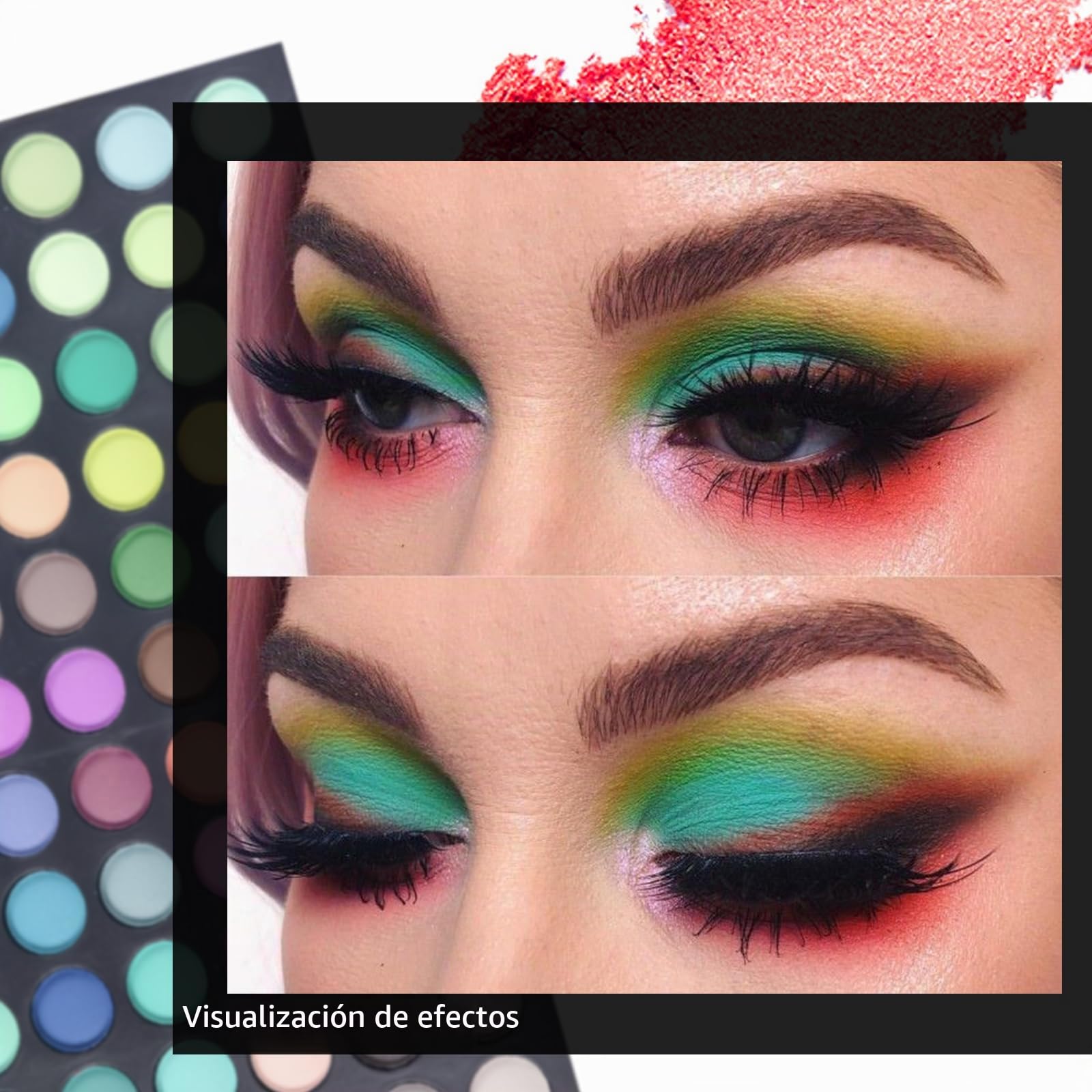FantasyDay® 252 Colores Sombra De Ojos Paleta de Maquillaje Cosmética - Perfecto para Sso Profesional y Diario
