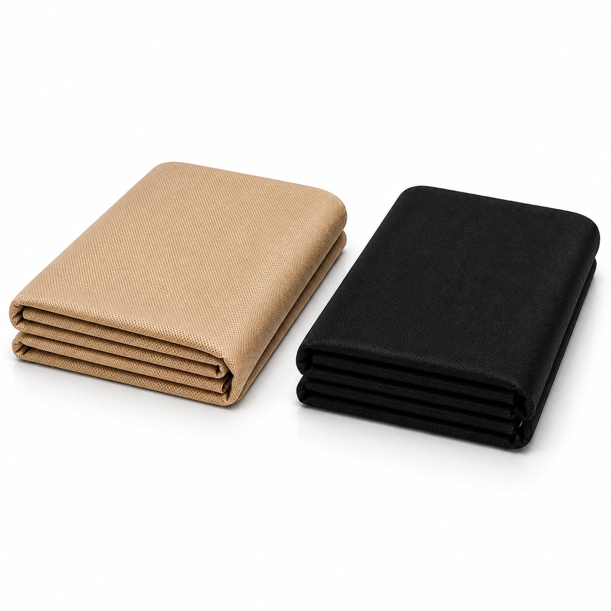 90 GSM Premium Non Woven Fabric Combo Pack Beige + Black | 2 Meter Each | 63 Inch Width | Fabric Material for Bag Making, Inner Lining, Decoration, Craft, Packaging, Organiser Covers & DIY Projects-image-13