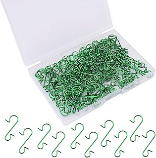 120PCS Christmas Bauble Ornament Hooks, S-Shaped Metal Hanger Xmas Tree Hanging Hooks for Christmas Tree Hanging Decoration
