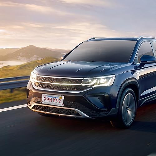 Miniatura 5 de Hanwell Products Marco de matrícula de calavera cromada con 2 agujeros, soporte de placa de esqueleto pulido de metal resistente, decoración de