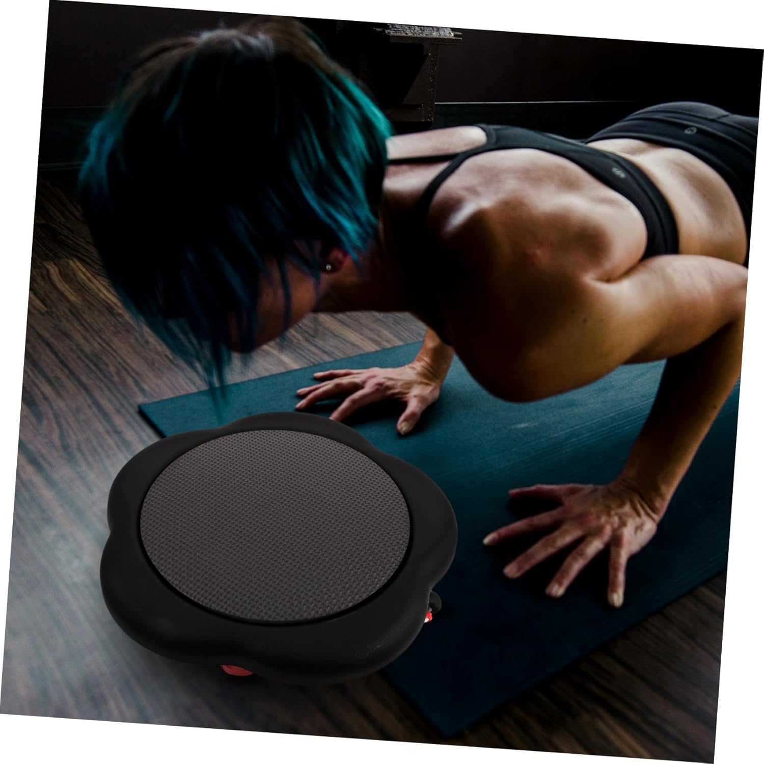 DECHOUS Ab Core Workout Machine Rolling Abdominal Wheel Flower Sliding Discs Core Exercise Roller for Fitness