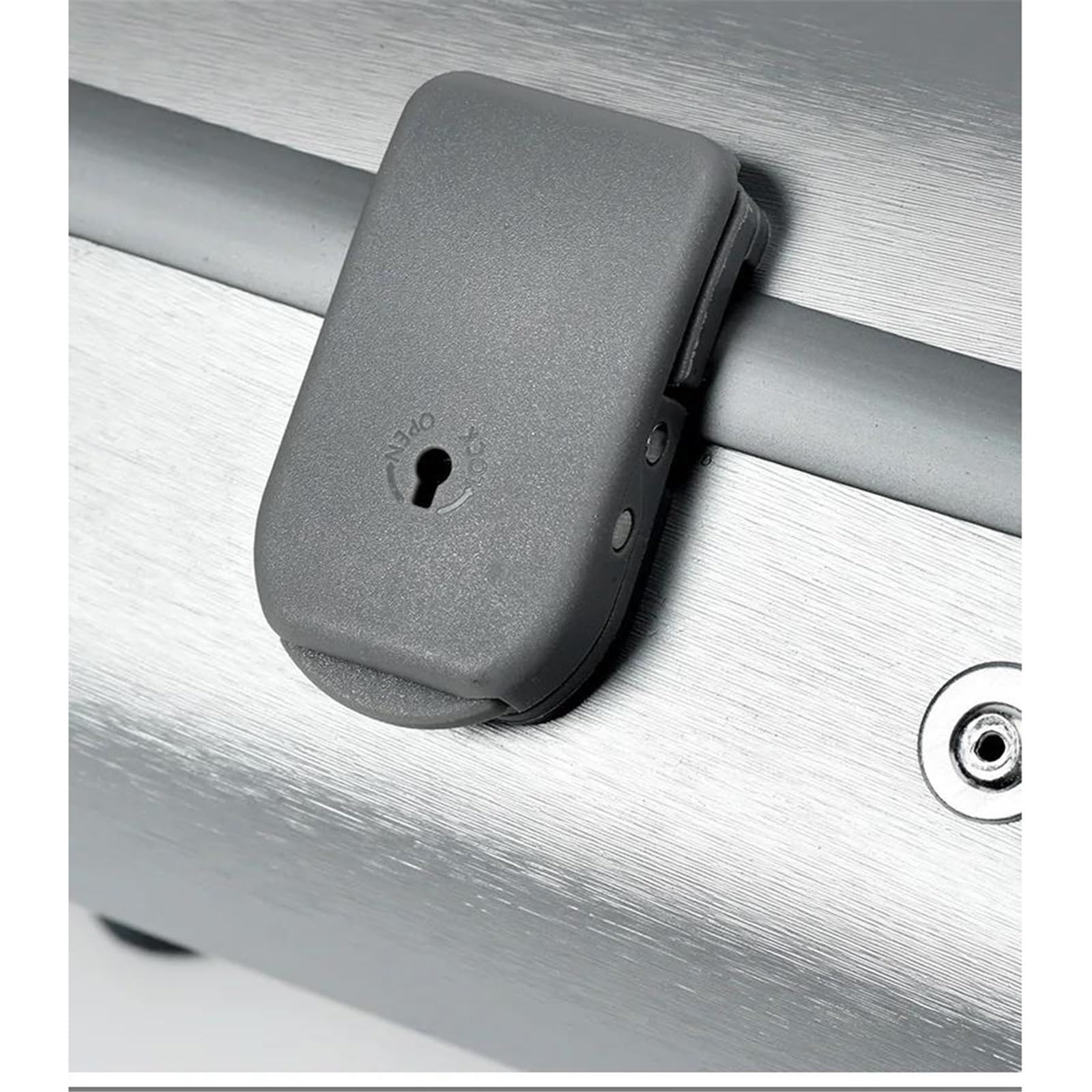 Estuche Para Violín PC Compuesto Resistente Y Duradero A La Moda Tamaño 4/4-3/4 Ajustable Con Cerradura De Llave Estuche de violín profesional(Silver)