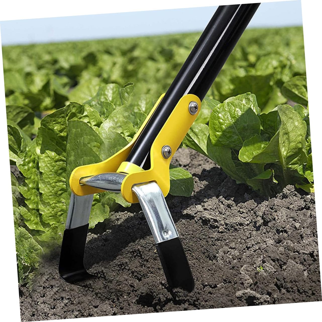 YARNOW 1.6m Weeding Ring Hoe Japanese Weeding Tool Garden Hoe for Gardening Small Garden Easy to Use